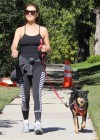 Kate Walsh in spandex out for a hike in Los Angeles